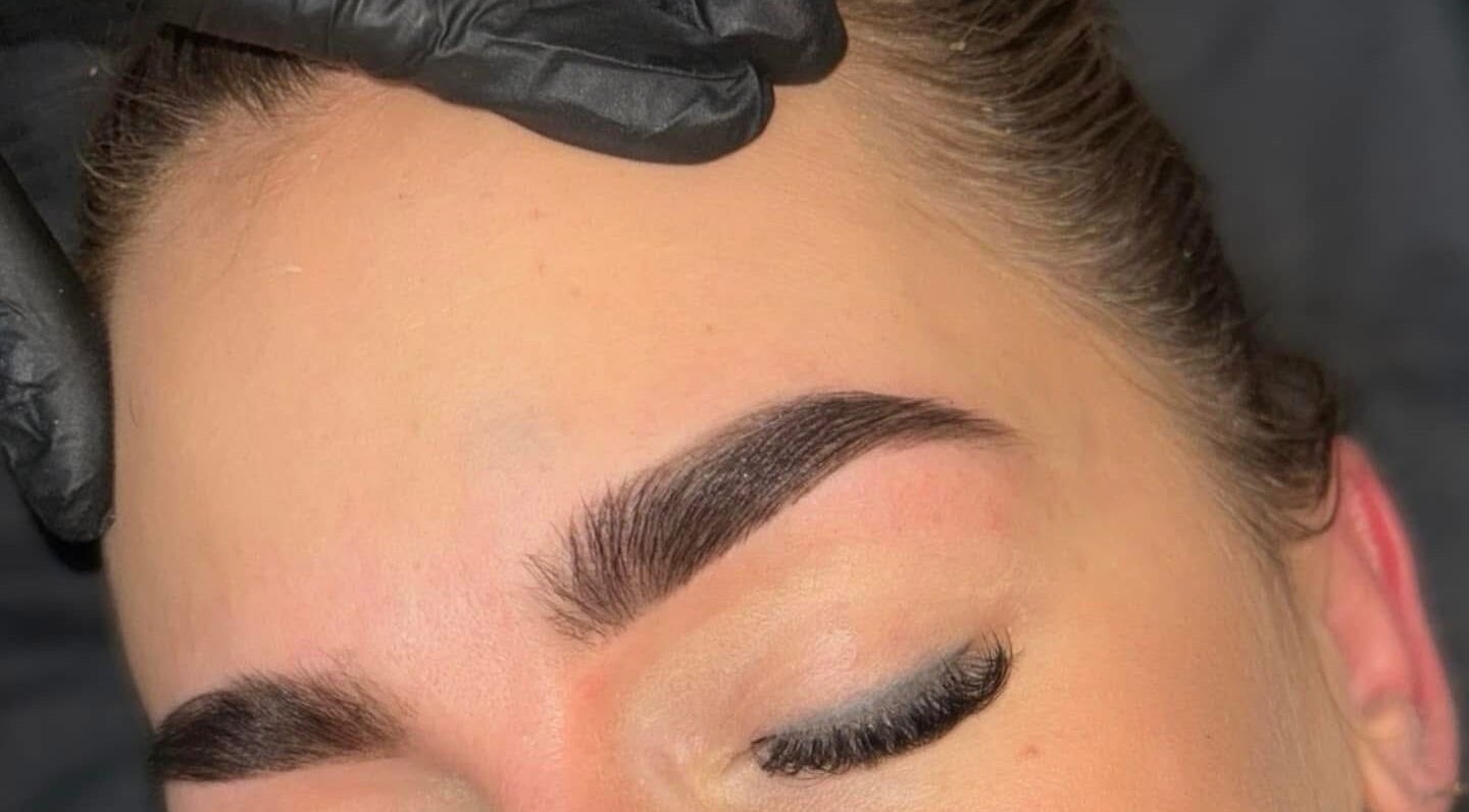 Expert brow grooming at Swish Salon Hair And Beauty Lounge, Charfield, Wotton-Under-Edge, England, GB.