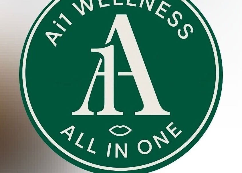 Ai1 Health and Wellness Clinc D1gyms logo featuring a white 'A' on green background in Droitwich Spa, England, GB.
