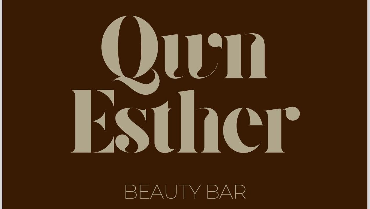 QWN Esther Beauty Bar logo in an elegant font at Willemstad, Curaçao, CW.