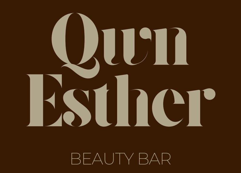 QWN Esther Beauty Bar logo in an elegant font at Willemstad, Curaçao, CW.