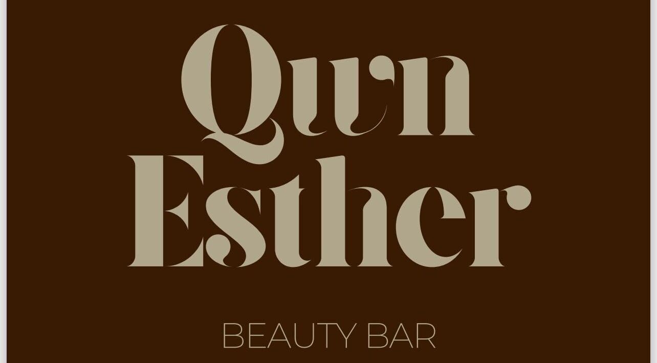QWN Esther Beauty Bar logo in an elegant font at Willemstad, Curaçao, CW.