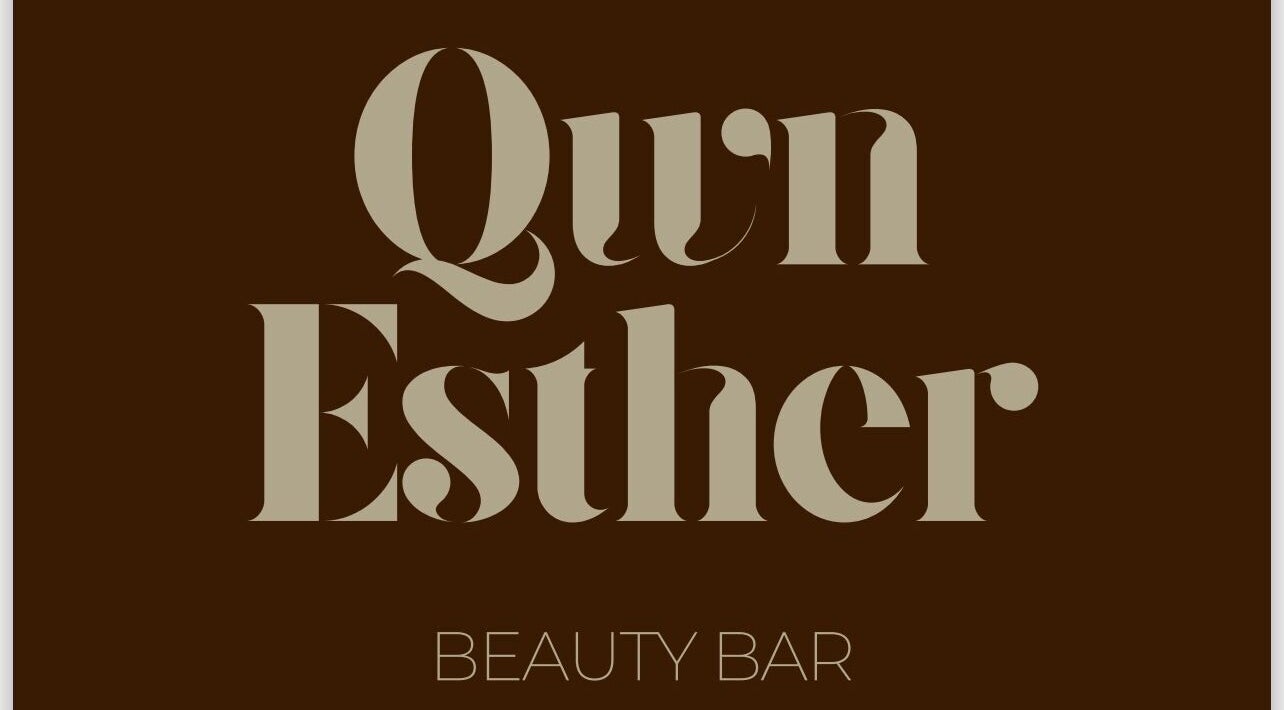 QWN Esther Beauty Bar logo in an elegant font at Willemstad, Curaçao, CW.