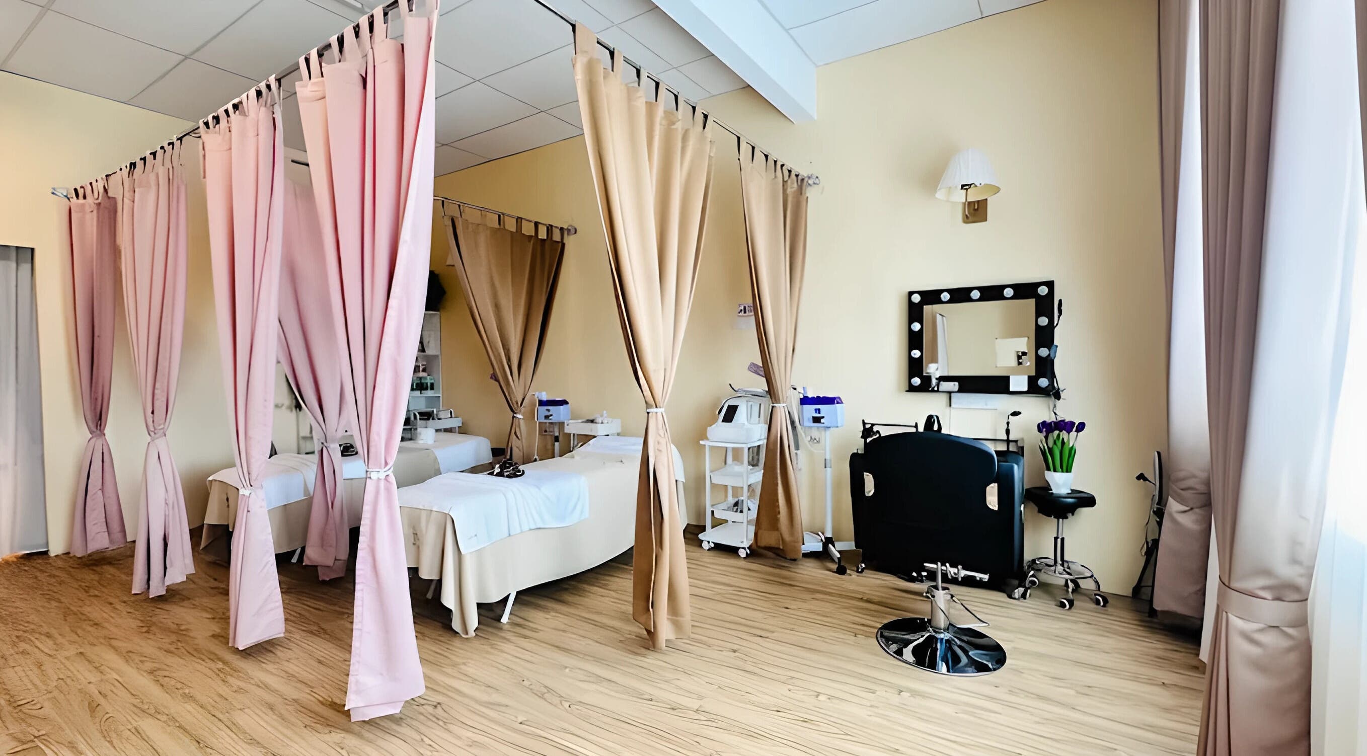 Relaxing spa interiors at Aora Spa and Wellness Jitra, located in Jitra, Kedah, MY with cozy treatment areas.