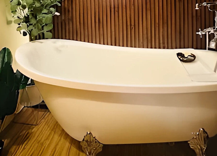 Elegant bathtub in Aora Spa and Wellness Jitra, Jitra, Kedah, MY, offers a tranquil relaxation experience.