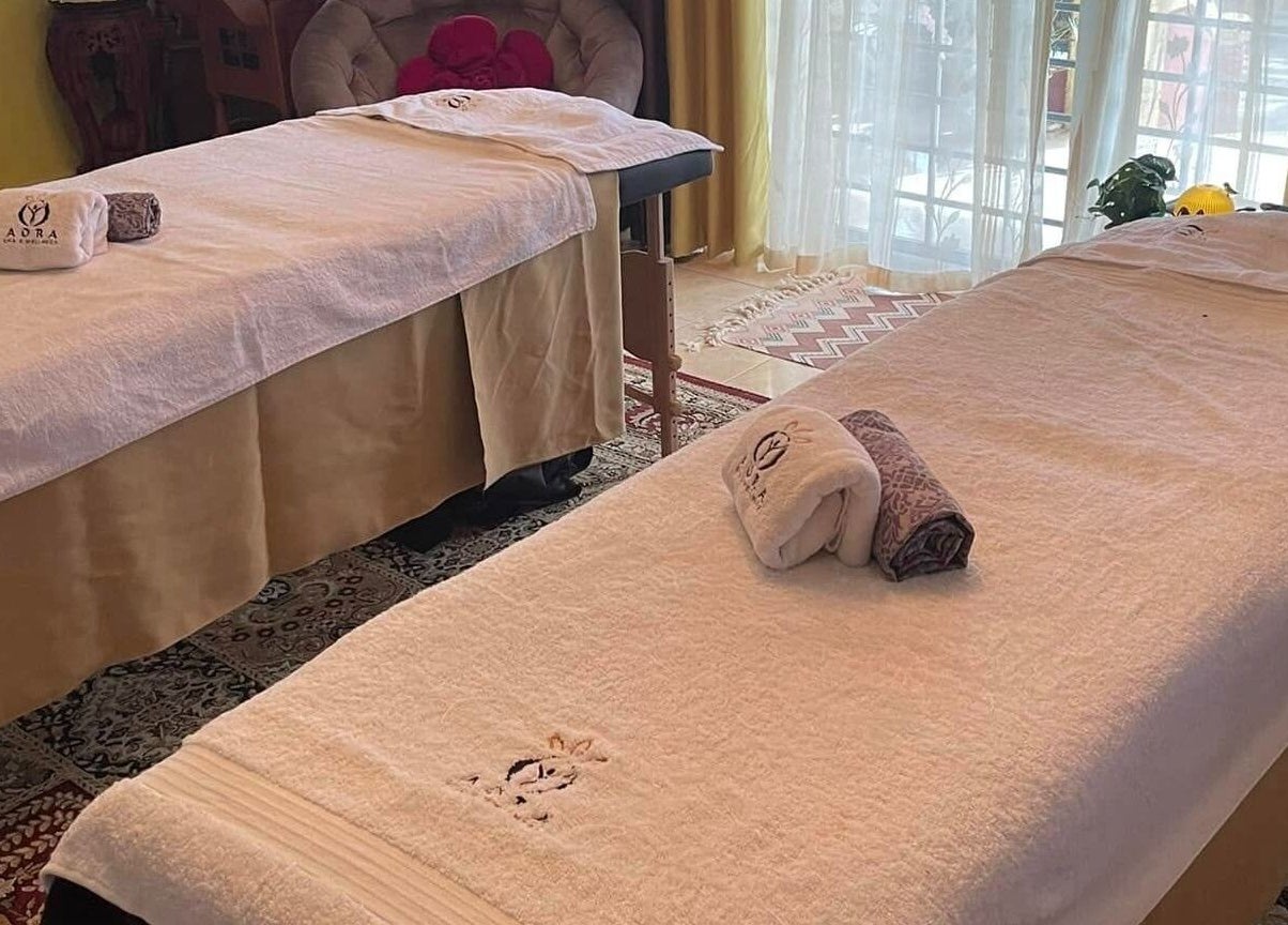 Tranquil massage tables at Aora Spa and Wellness - Lumut, Lumut, Perak, MY, highlighting relaxation.