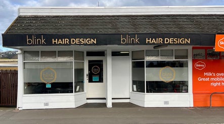 Blink Hair Design storefront in Christchurch, Canterbury, NZ, showcasing modern design and inviting entrance.