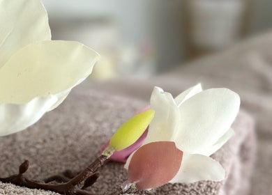 Elegant artificial flowers at maa botanicals wellbeing studio, Franklin, Australian Capital Territory, AU.