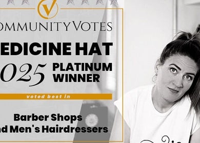 Redcliff Refinery Barbershop & Salon, Redcliff, Alberta: 2025 Medicine Hat Platinum Winner for Barber Shops.