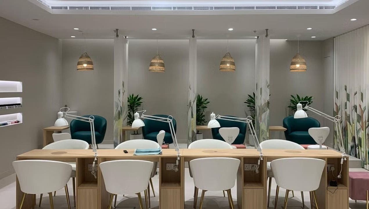 Chic nail service stations at Home Service venue in دبي, دبي, AE offering a serene wellness experience.