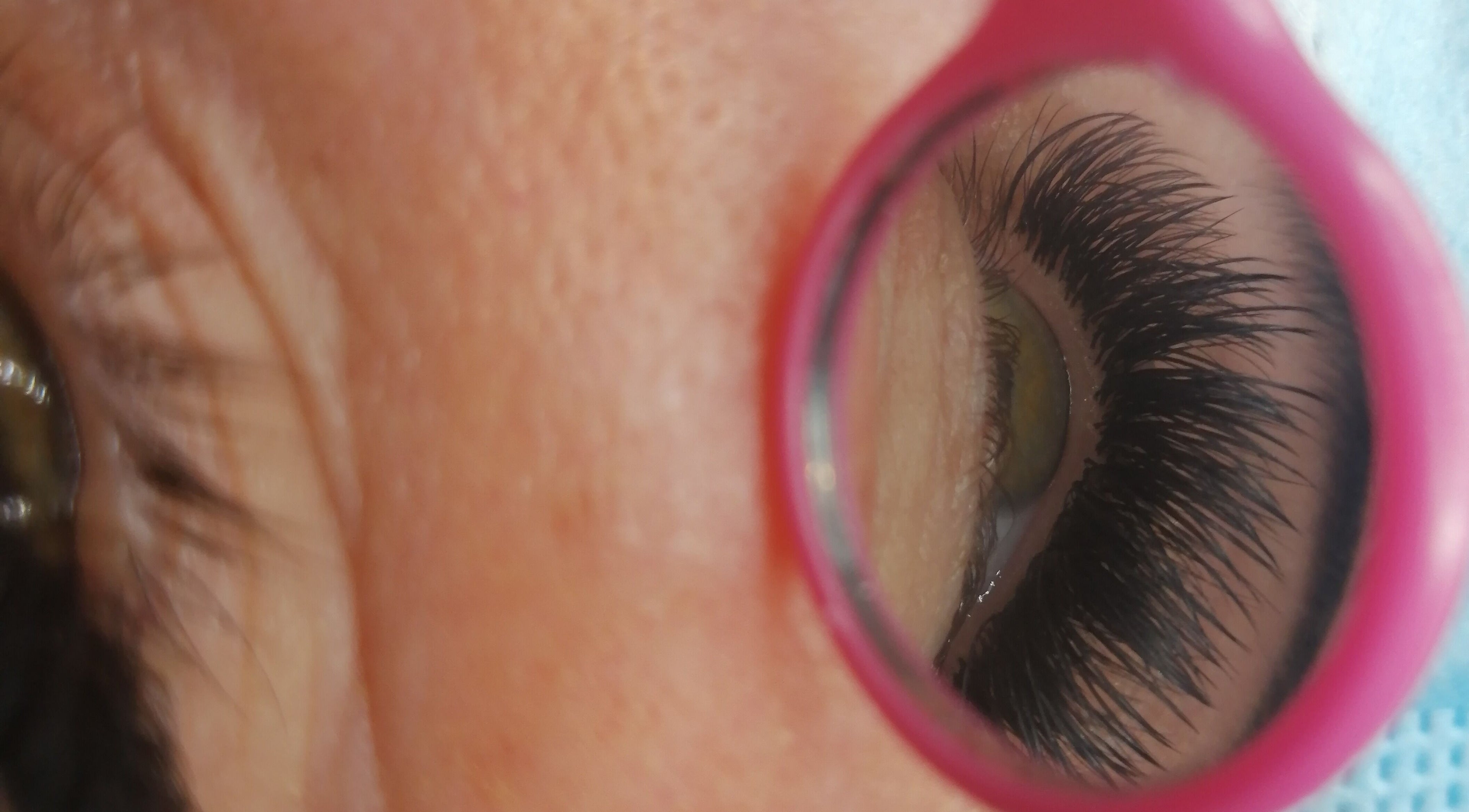 Close-up of expertly applied eyelashes at Sparkle Zone Beauty Salon, Cape Town, Western Cape, ZA.