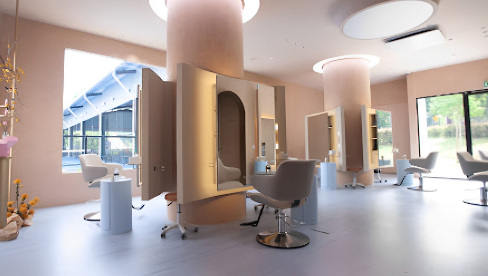 Stylish interior of 176 Avenue at KLGCC, Kuala Lumpur highlights luxe salon chairs and modern design.