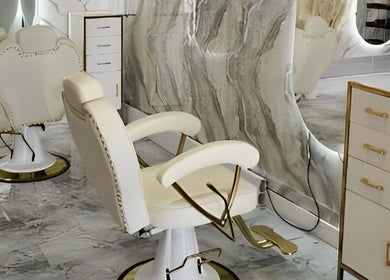 Chic interior of Ginasty Nails&Beauty Studio in Cape Town, Western Cape, ZA featuring plush styling chairs.