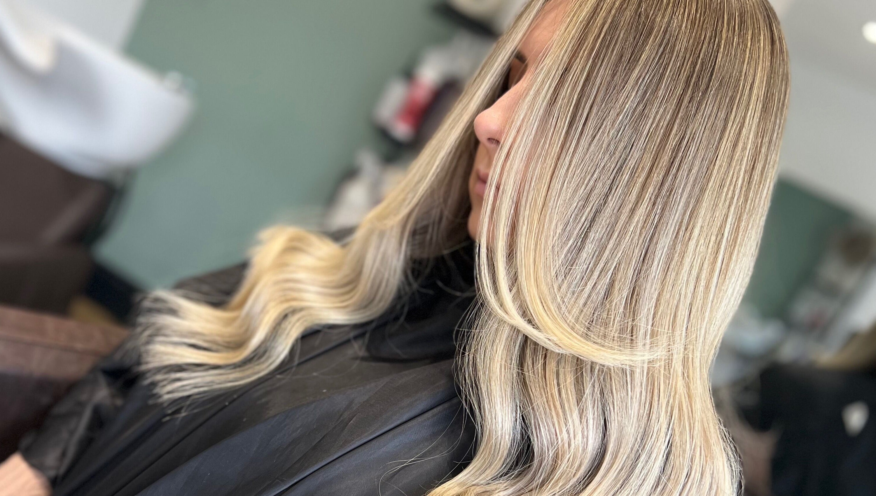 Elegant blonde highlights at Danielle Farlow Hairdressing, Bolton, England, GB, showcasing expert styling.