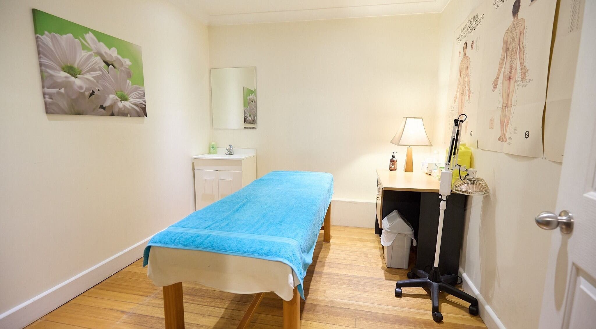 Cozy treatment room at Crows Nest Acupuncture & Herbal Centre, Crows Nest, New South Wales, AU.