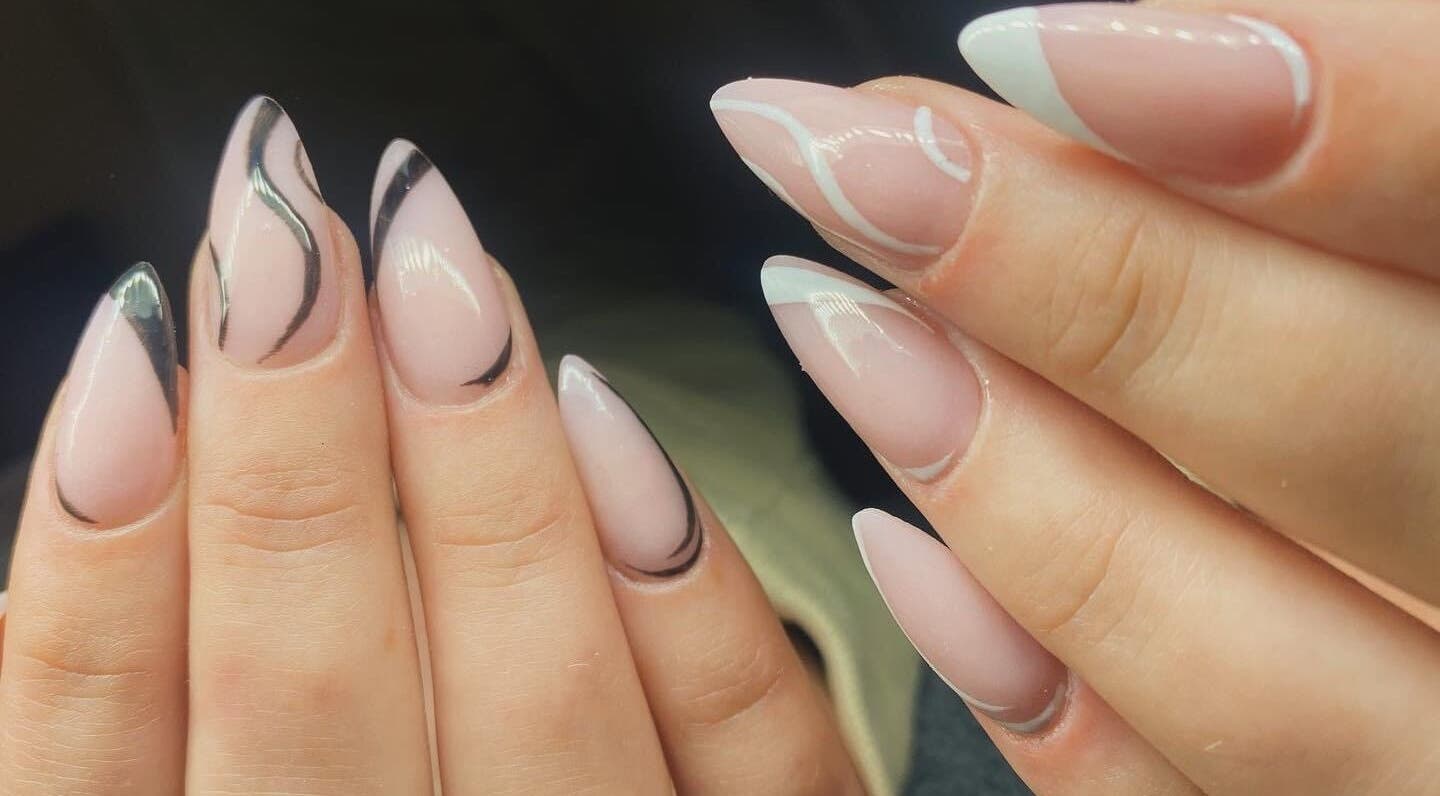 Elegant nail art at Cassidy's Beauty Salon in Poole, England, GB. Featuring modern, stylish designs.