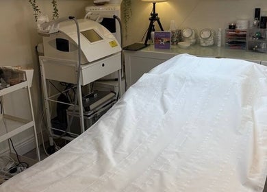 Treatment room at MBeauty in Dublin, County Dublin, IE with modern equipment and relaxing ambiance.