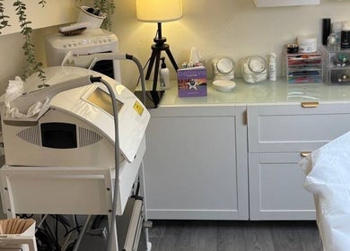 MBeauty treatment room in Dublin, County Dublin, IE, featuring modern equipment and a serene setting.