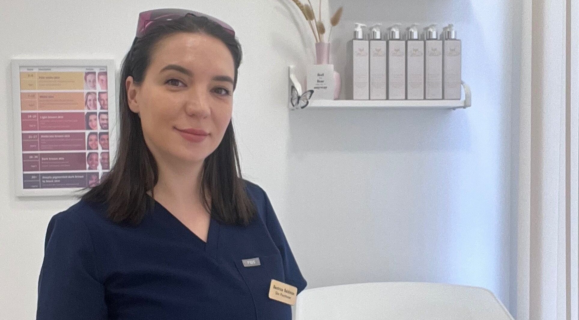 Beauty expert at Be aligned by Bea Beauty and Lazer in Portsmouth, England, GB, ready to assist clients.