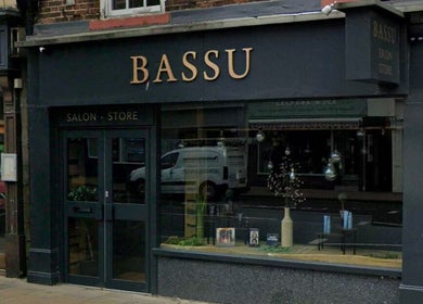 Front entrance of Bassu Wellness Salon & Store in Morpeth, England, GB.