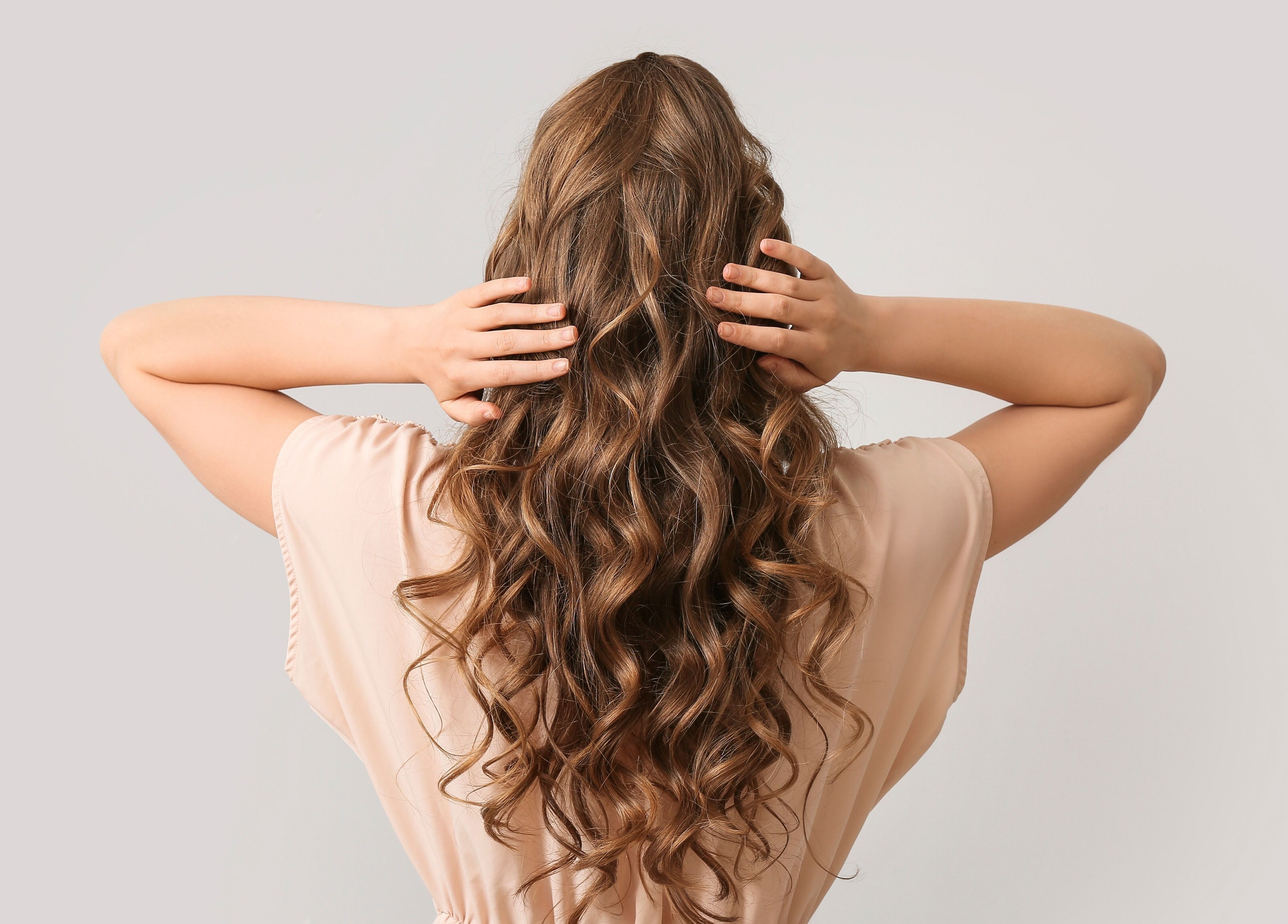 Luxurious wavy hairstyle at Bedford Sunnyside Mall, Bedford, Nova Scotia, CA, perfect for special occasions.