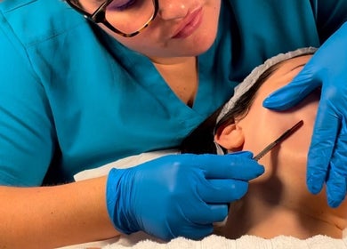 Dermaplaning at Emily Nagle Skin, Wallasey, England, GB, for a radiant complexion.