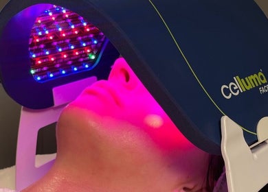 LED light therapy at Emily Nagle Skin in Wallasey, England, GB, enhancing facial skin radiance and rejuvenation.