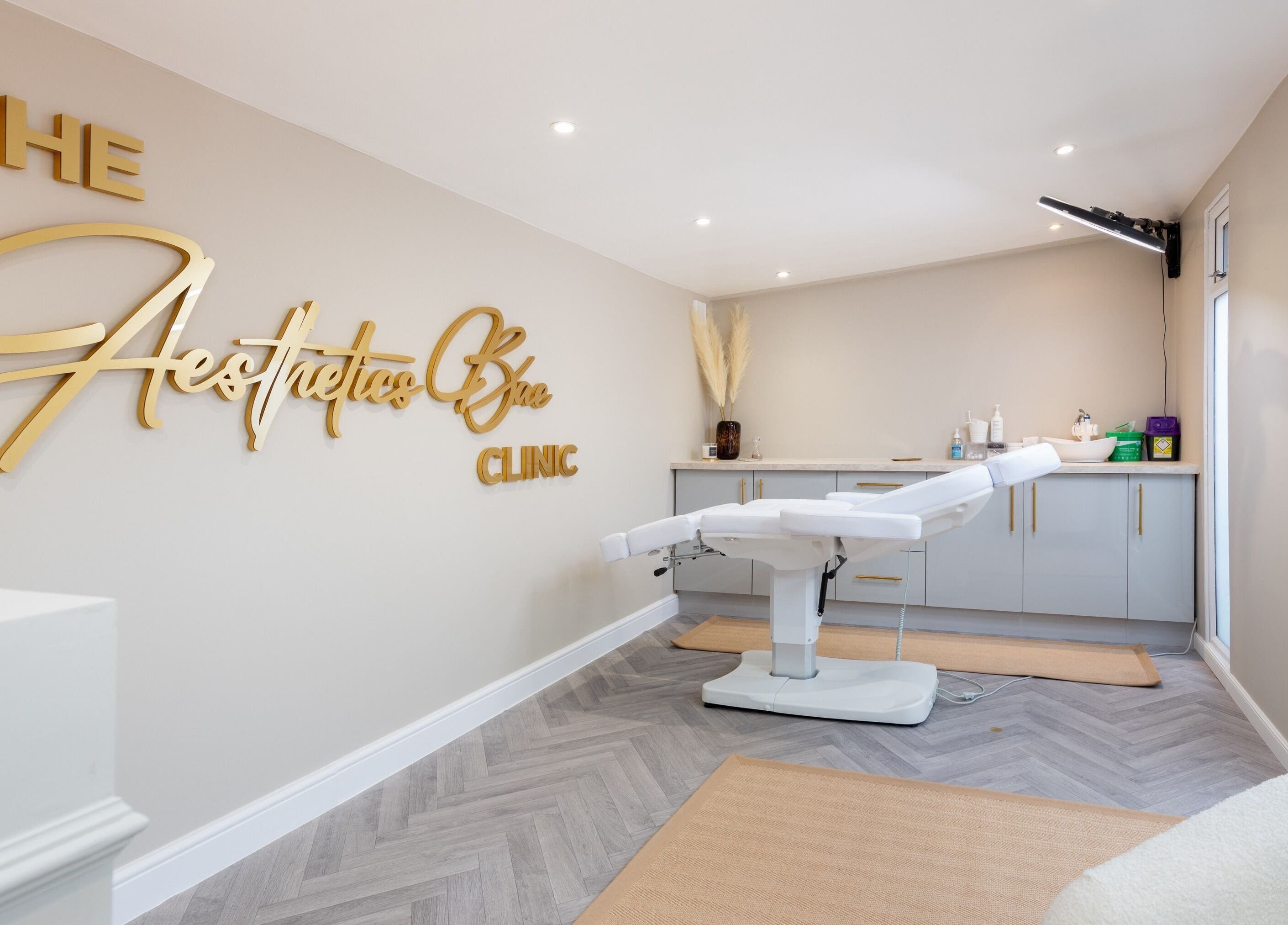 Modern treatment room at The Aesthetics Bae Clinic - Winchester, Winchester, England, GB with sleek design.