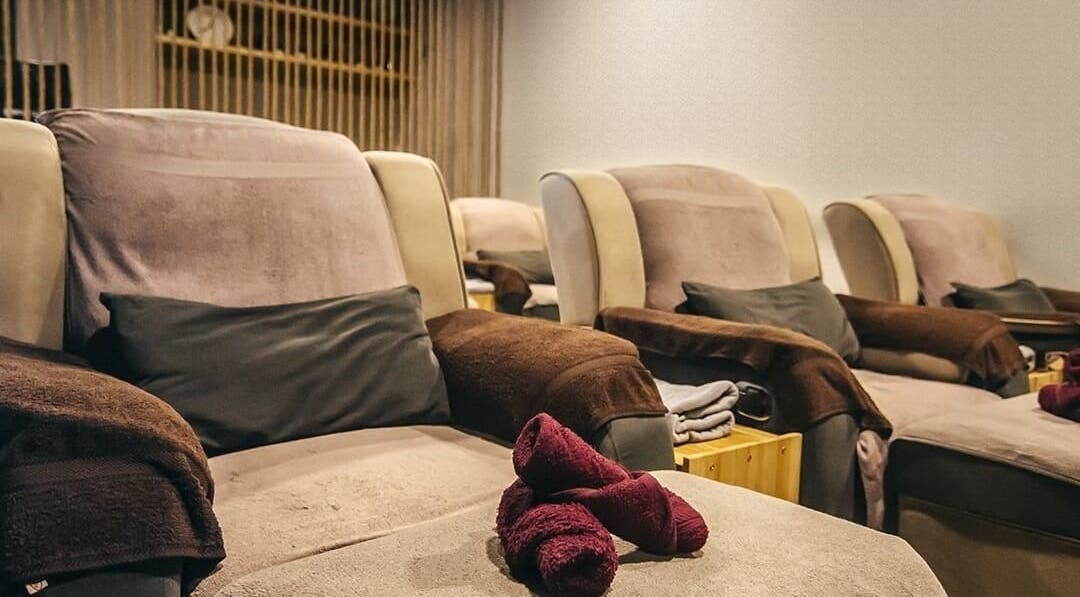 Comfortable lounge chairs at Footsie Family Wellness, Kuala Lumpur, Wilayah Persekutuan Kuala Lumpur, MY.