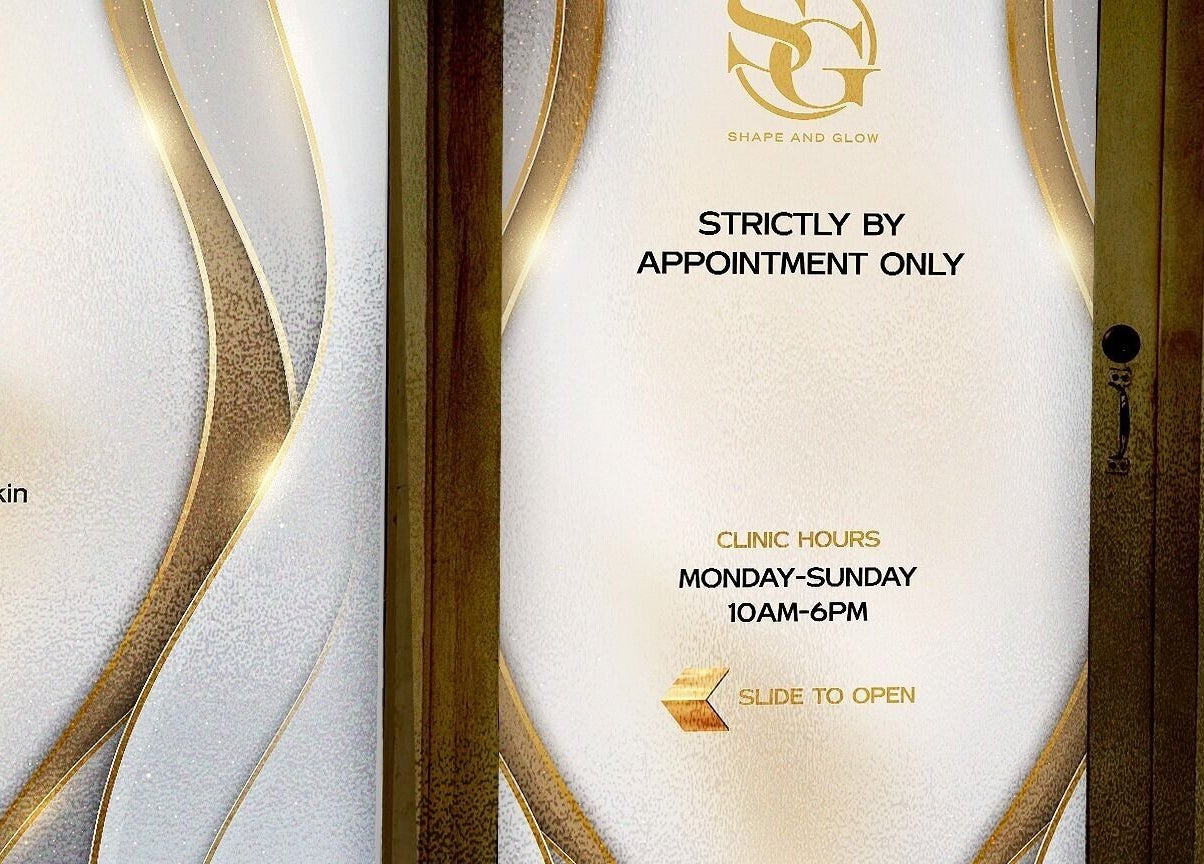 Shape and Glow entrance in Blacktown, NSW, AU with hours and appointment details.