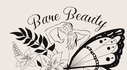 Illustrative logo for Bare Beauty by Nicole, Ellesmere Port, England, featuring floral and butterfly elements.