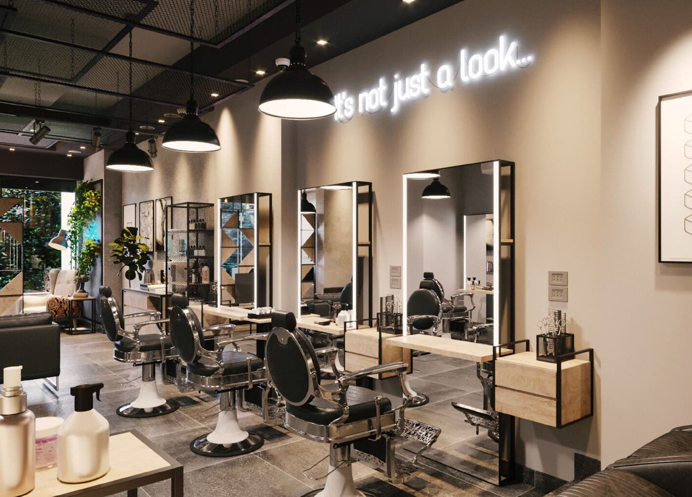 صالون جدو - مدينة نصر بديكور حديث ومقاعد تصفيف أنيقة، محافظة القاهرة، EG.