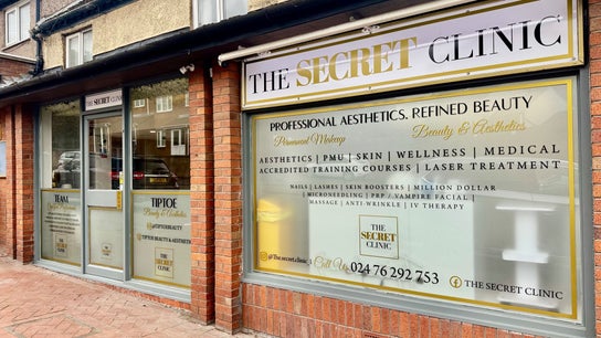 The Secret Clinic✨️ in Nuneaton, England MP, GB: beautiful exterior showcasing professional aesthetic services.