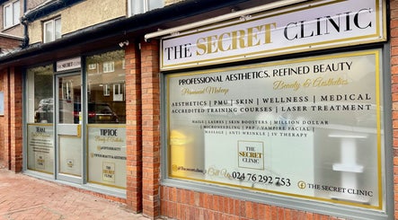 Front view of The Secret Clinic✨️ in Nuneaton, England MP, GB, showcasing its professional aesthetics services.