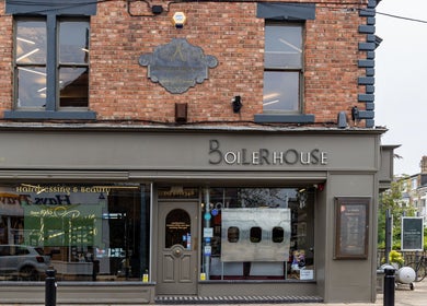 Exterior of Boilerhouse - Jesmond, a chic beauty salon in Newcastle upon Tyne, England, GB.