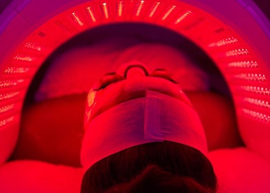 Skin Muse in Bon Accord, Western Tobago offers advanced red light therapy for revitalizing skin health.