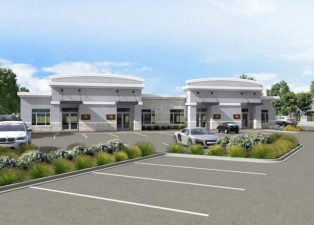 Highness Med Spa in Allen, Texas, US showcases a modern building with ample parking and manicured surroundings.