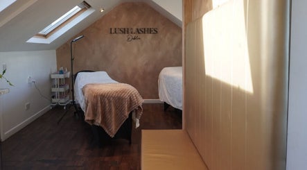 Interior of Lush Lashes Dublin showcasing treatment beds in Dublin, County Dublin, IE.
