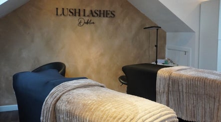 Relaxing treatment beds at Lush Lashes Dublin, Dublin, County Dublin, IE, showcasing a calming spa environment.
