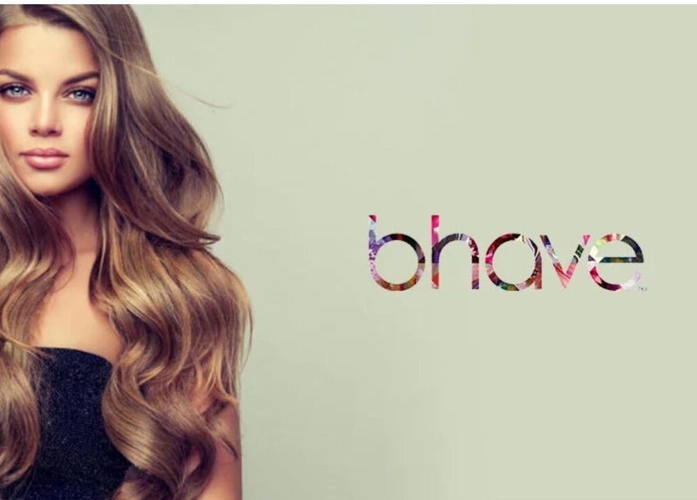 Model with flowing hair showcasing Hairageous at Port Macquarie, New South Wales, AU.