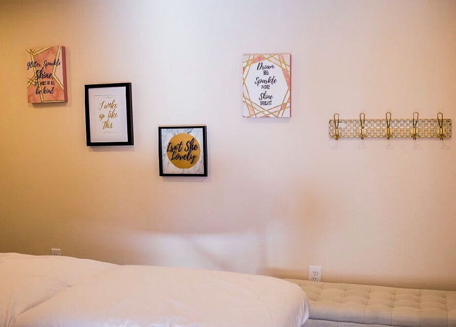 Tranquil treatment room at Allure Aesthetics, Great Falls, Montana, US, featuring elegant decor and soft linens.