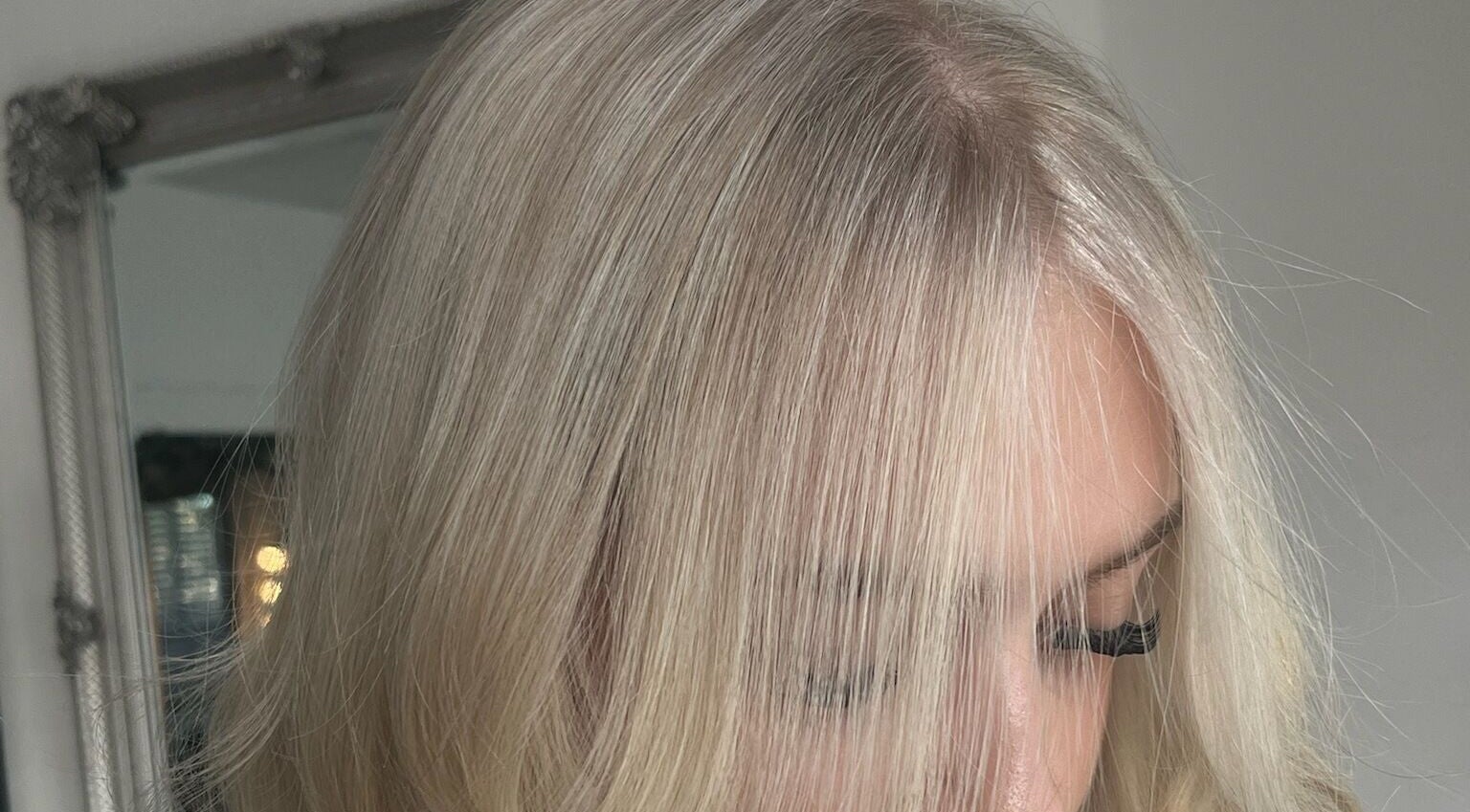 Blonde hair transformation at Eleanor Rose Hair, Accrington, England, GB. Soft waves styled beautifully.