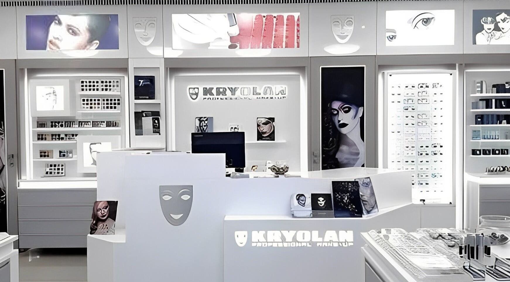Kryolan Professional Makeup Studio - Darlinghurst, Sydney, New South Wales, AU, showcasing sleek cosmetics setup.