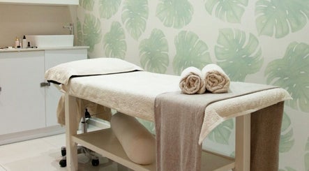 Luxurious spa treatment room at The Glam Bar, Hair, Nails, Skin, Lash Beauty Bar, Cape Town, Western Cape, ZA.