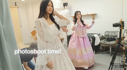 Model in traditional dress during photoshoot at Photonow @ Centrepoint, Singapore, Singapore, SG.