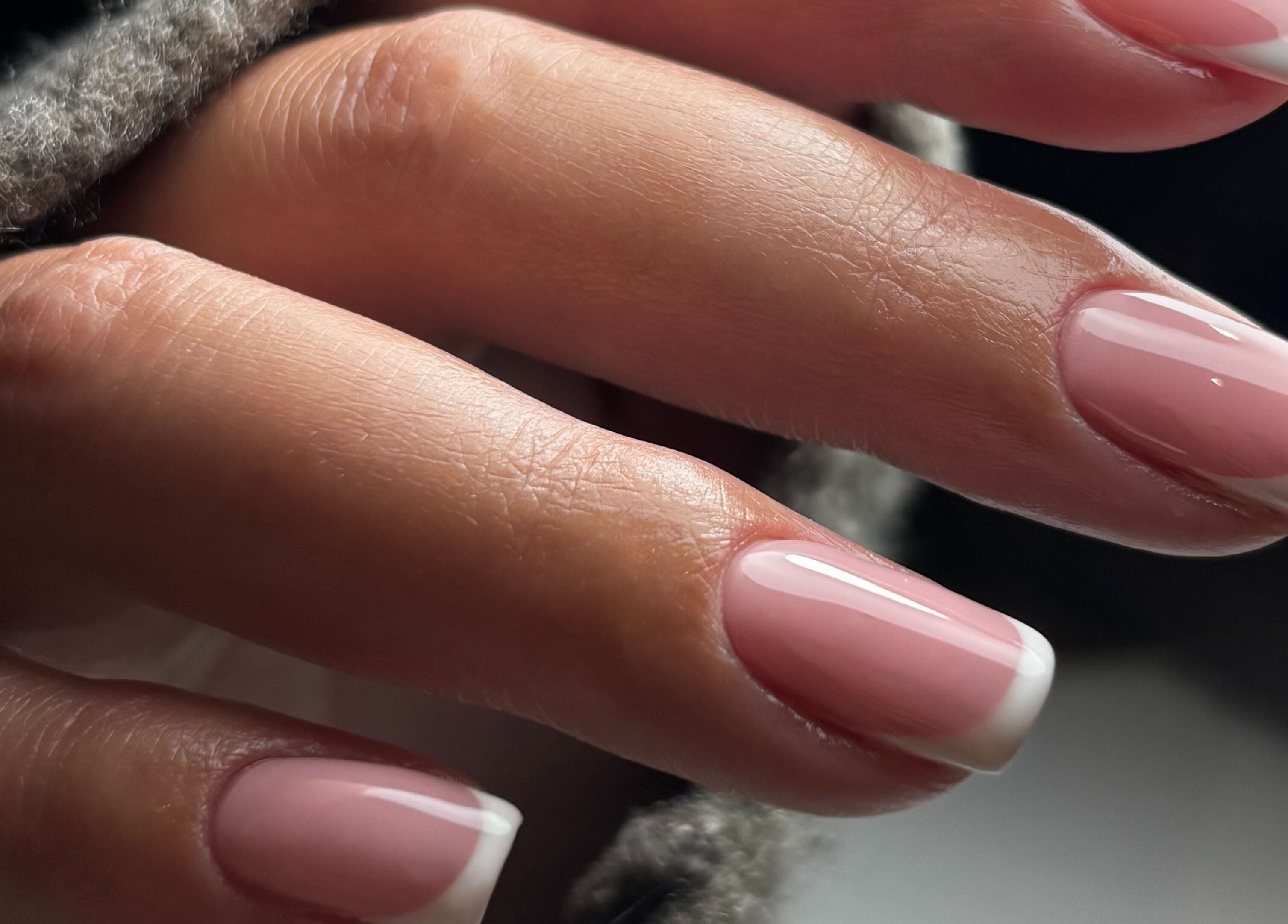 French manicure at Beauty Haven by Jodie, Caerphilly, Wales, GB showcasing elegant nail design.