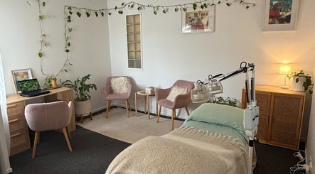 Calming therapy room at Beyond Acupuncture and Wellness, Tweed Heads, New South Wales, AU featuring soft chairs.