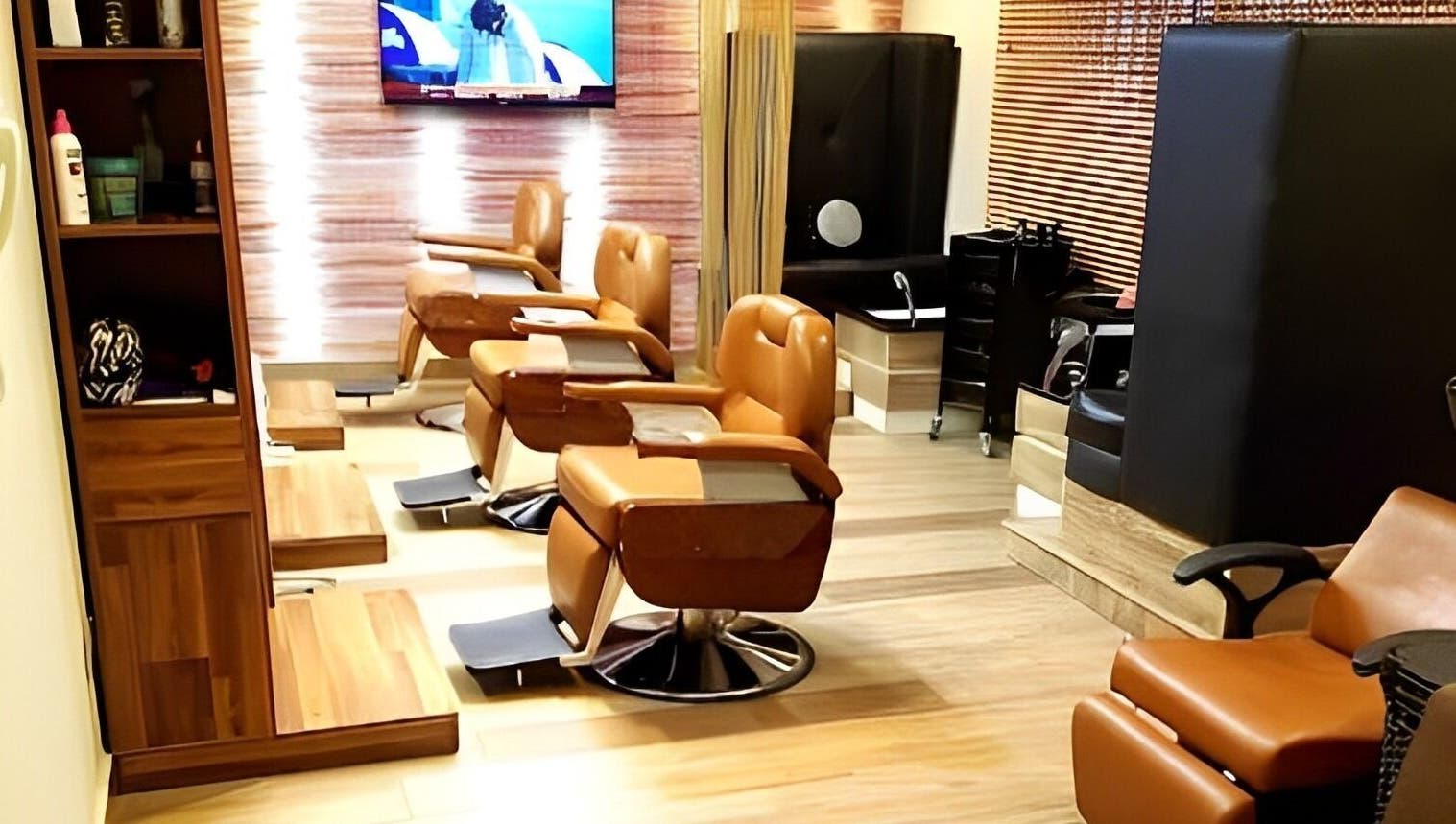 Elegant salon seating at Studio Stylish, Lagos, Lagos, NG offering a premium wellness experience.