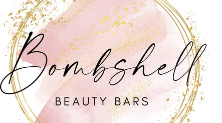 Bombshell Nail Bar 2 logo featuring gold and pink swirls, located in Sliema, MT.