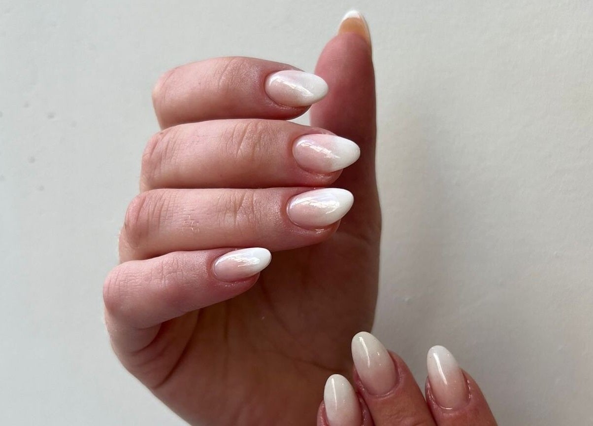 Elegant white nails at Bombshell Nail, Hair & Beauty Bar Malta, Tas-sliema, MT offering premium nail services.
