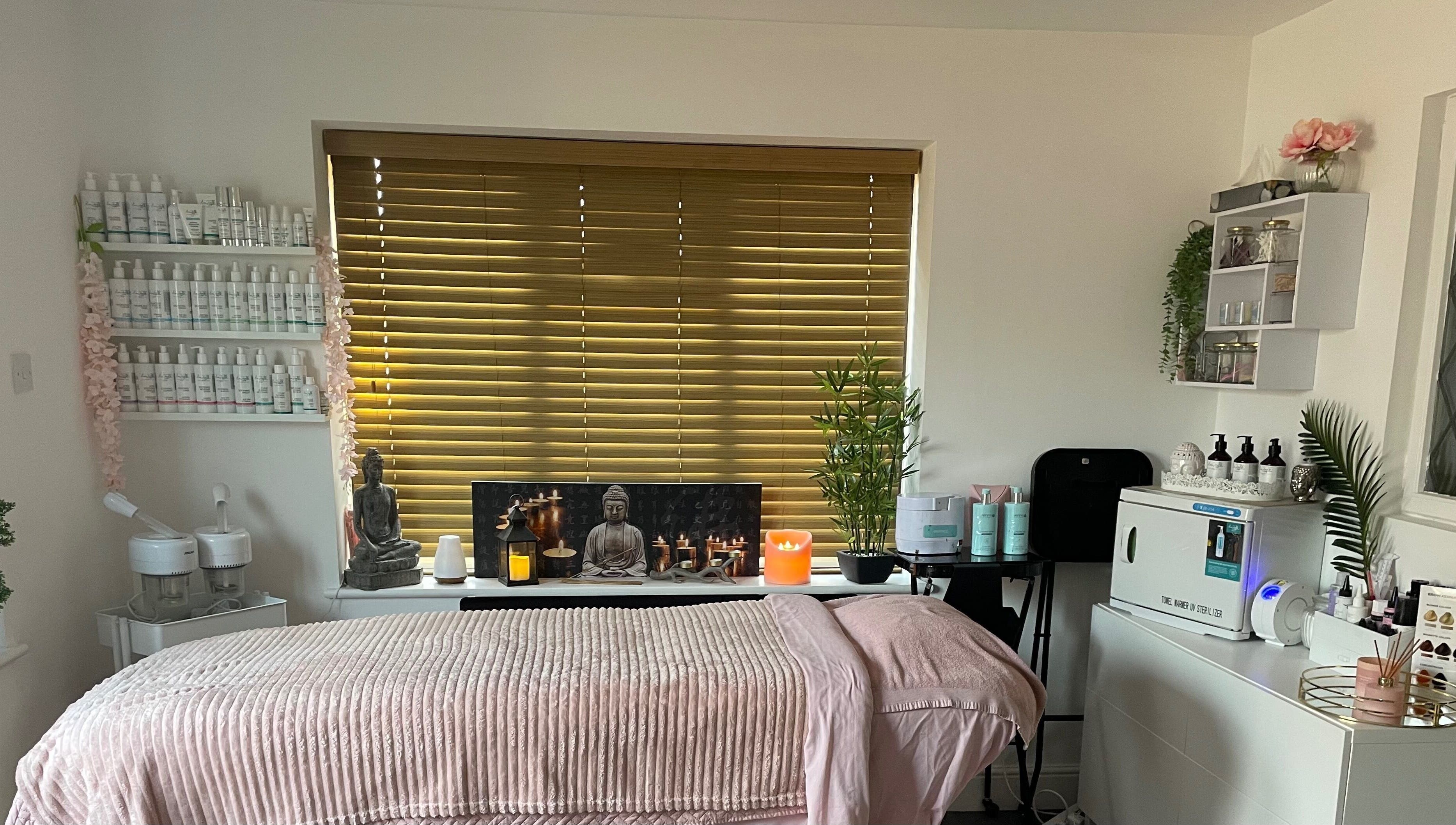 Serene treatment room at Beautify Salon and Training Academy in Broadstairs, England, GB.